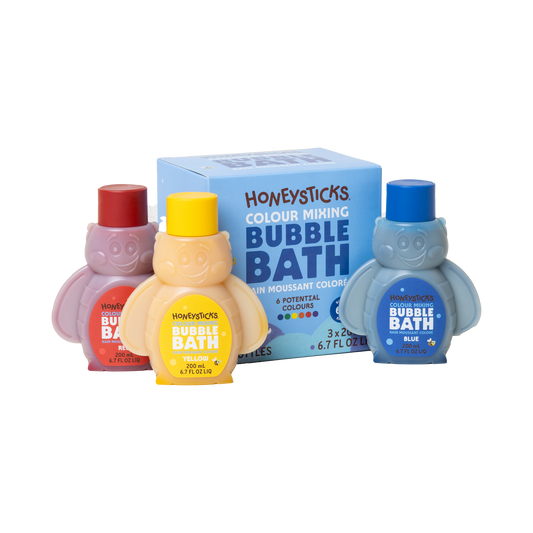 Honeysticks Bubble Bath Colour Mixing 3pk 200ml