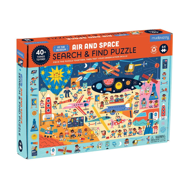 Air and Space Museum Search & Find 64 Piece Puzzle
