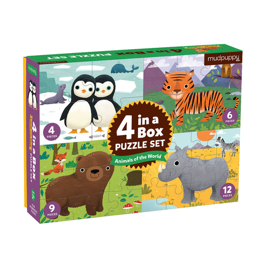 4 In A Box Puzzle – Animals