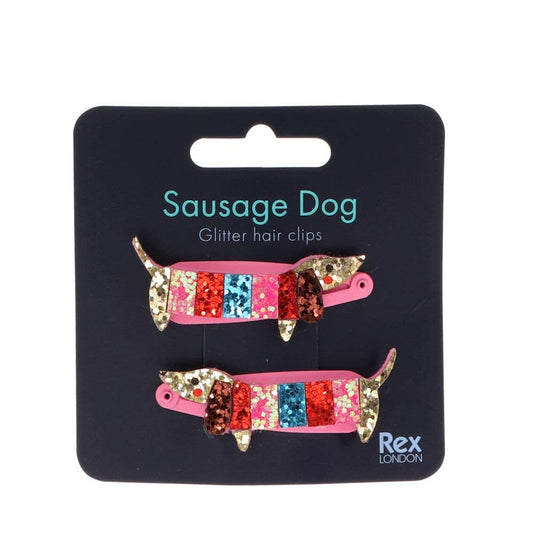 Sausage Dog Hair Clips
