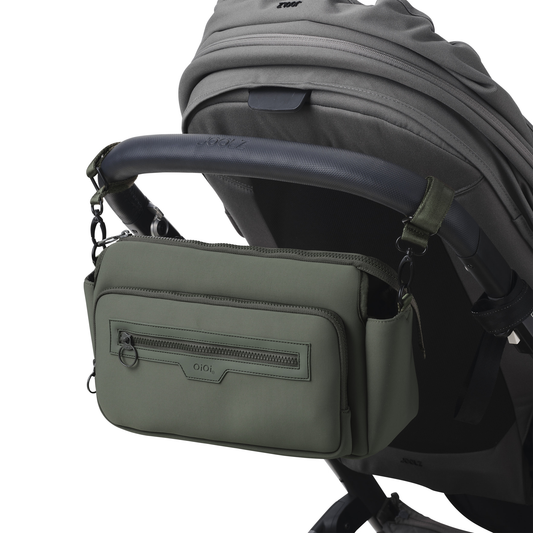 Multitasker Pram Caddy 2.0 - Sage Neoprene