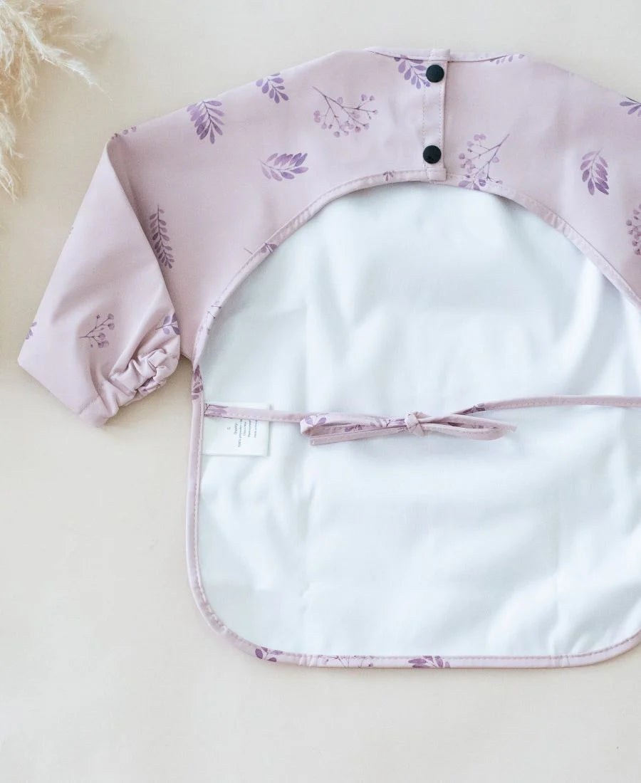 Floral Blush Smock Bib