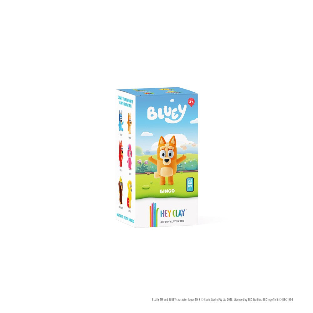 Hey Clay Bingo Single Character - Bluey