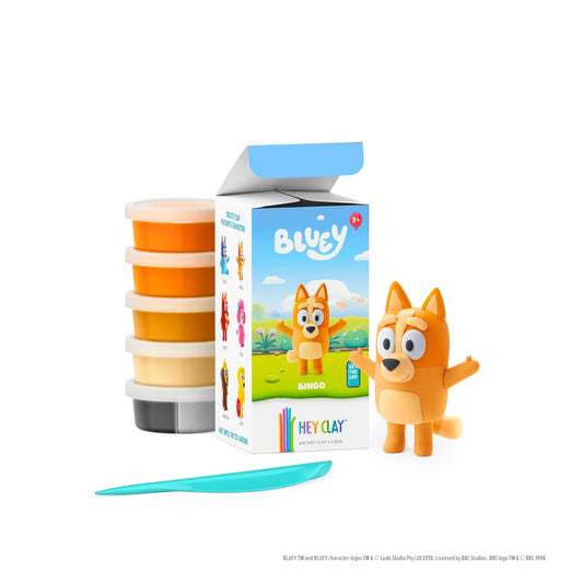 Hey Clay Bingo Single Character - Bluey