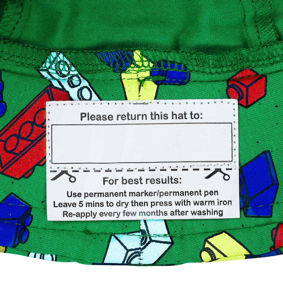 Legionnaire Flap Sun Hat - Blocks