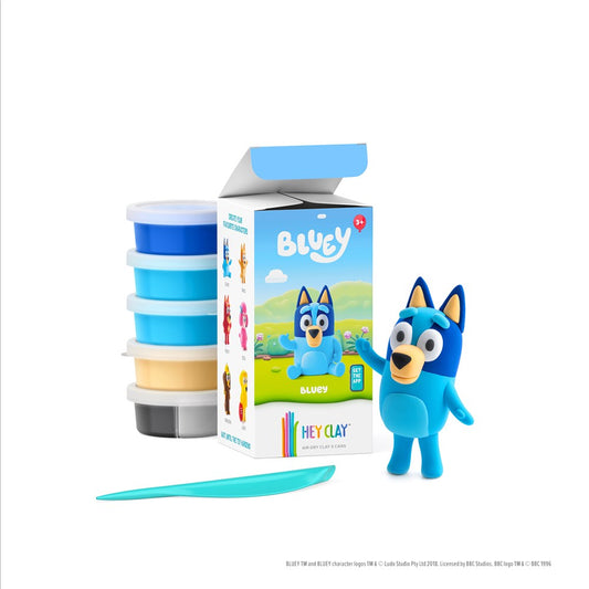 Hey Clay Bluey Single Character - Bluey
