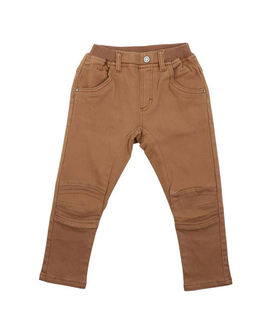 Boys Tan Twill Pants