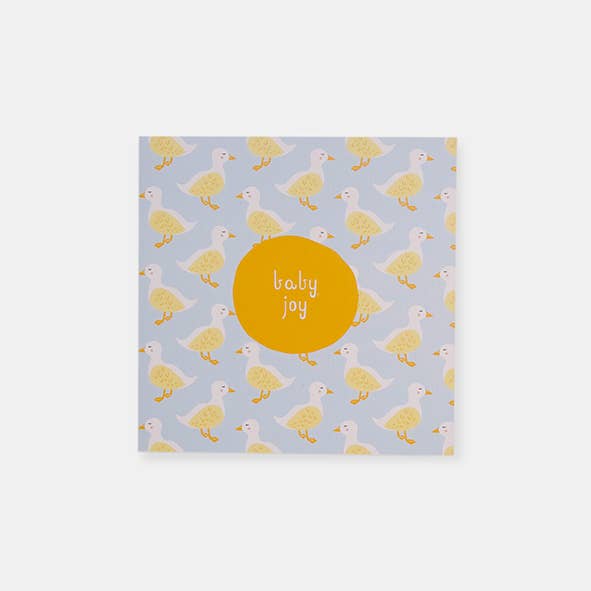 Ducklings Baby Card