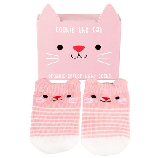 Pair of Baby Socks – Cat