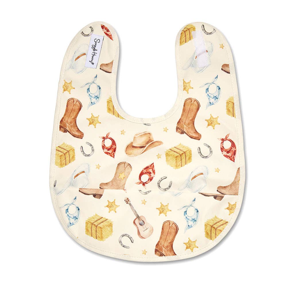 Cowboys Snuggle Bib