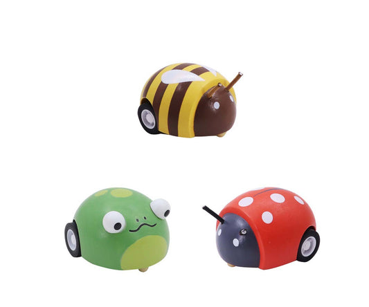 Wooden Pull Back Animal - Assorted