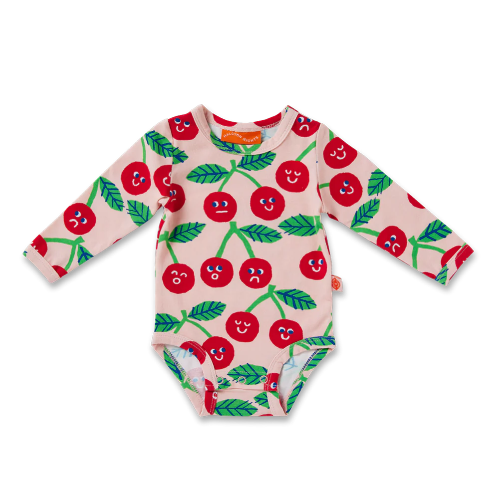 Cheeky Cherry Long Sleeve Bodysuit