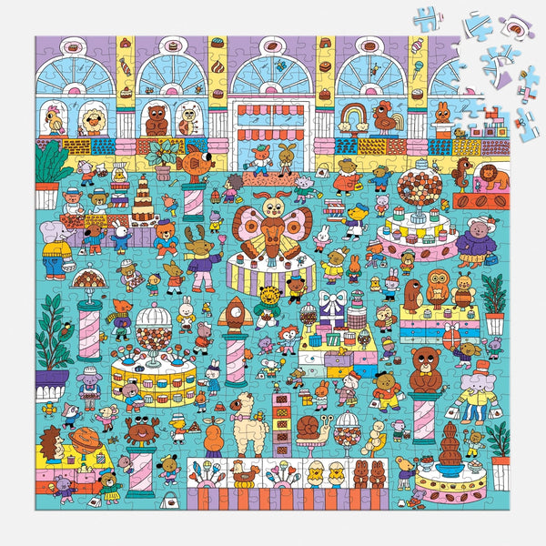 Chocolate Shop 500 Piece Search & Find Family Puzzle