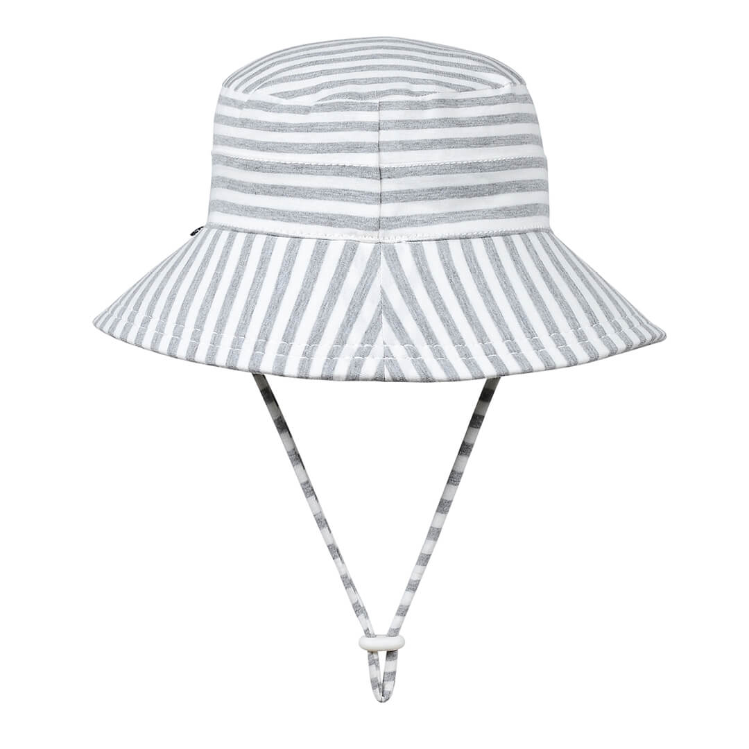 Classic Bucket Sun Hat - Grey Stripe