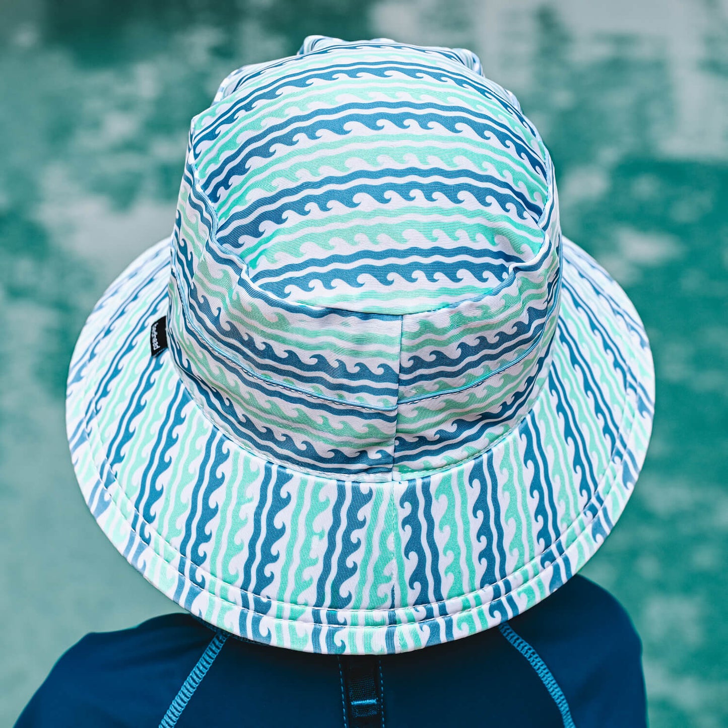Classic Swim Bucket Beach Hat - Riptide