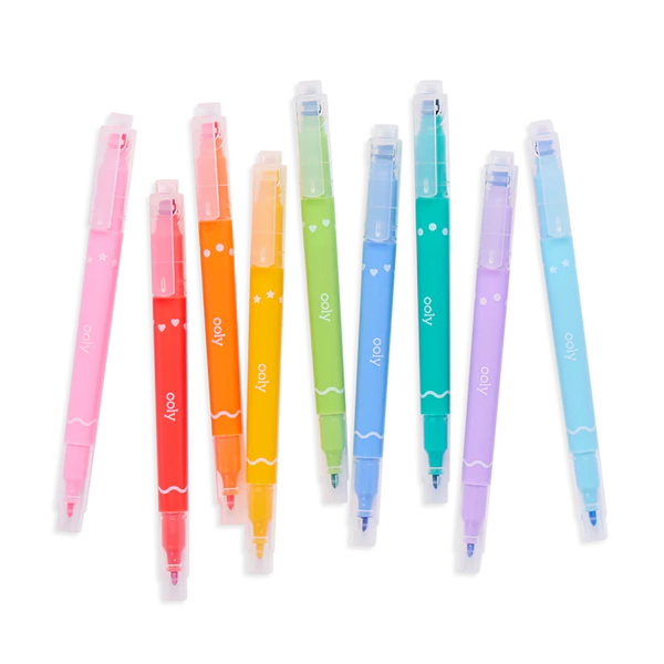 Ooly Double Ended Markers – Confetti Stamp