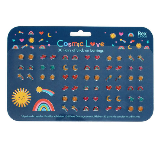 Cosmic Love Stick on Earrings