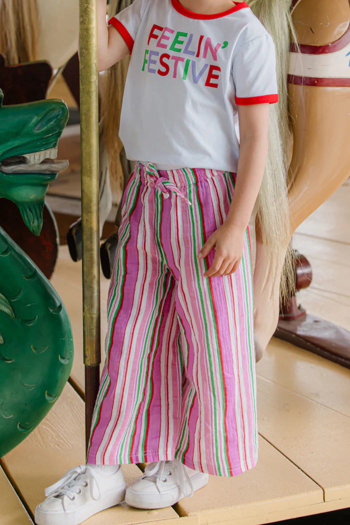 Crinkle Stripe Pant