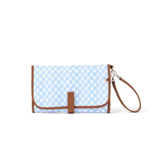 Change Mat Clutch - Blue Check