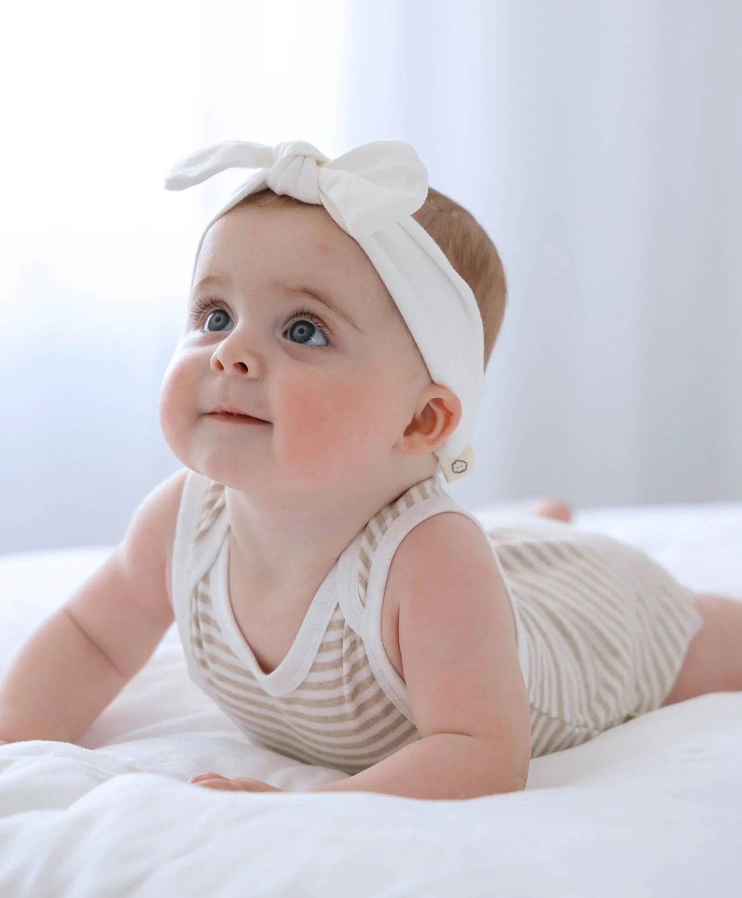 Organic Cotton Headband - White