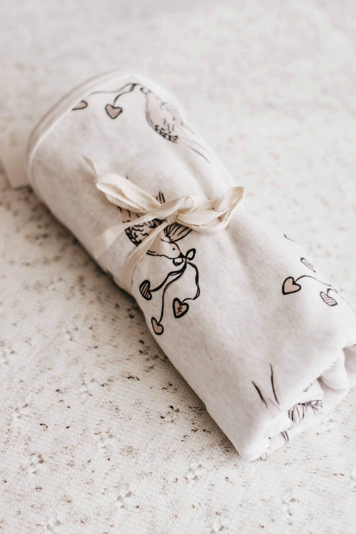 Jersey Swaddle - Swallow