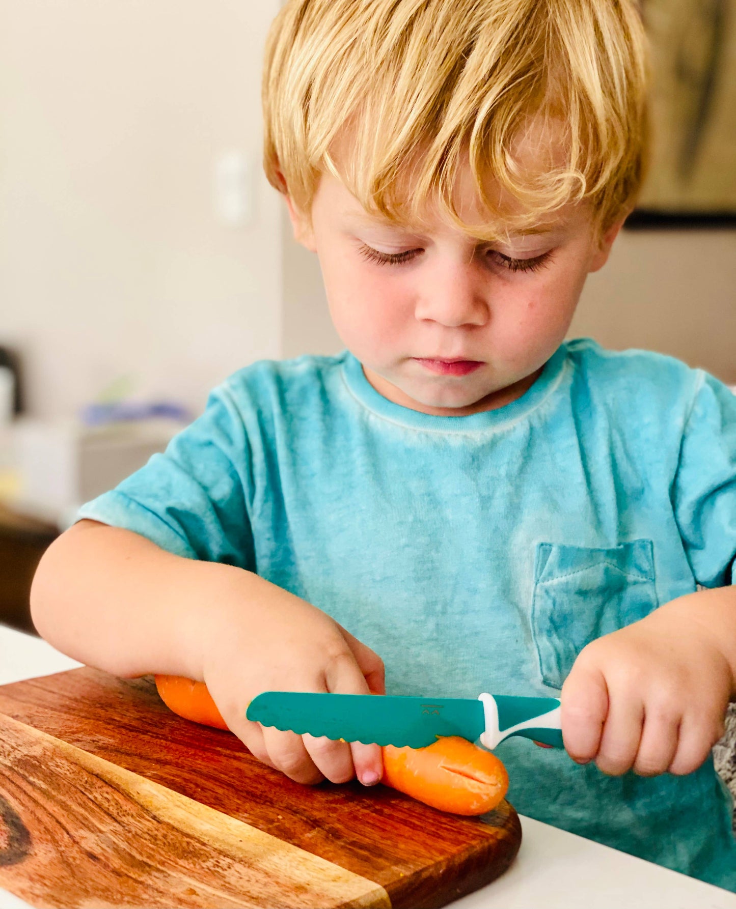 Green Child Safe Knife