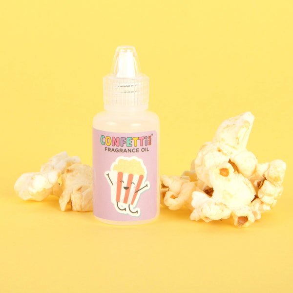 Popcorn Fragrance Oil and Perfume Bottle