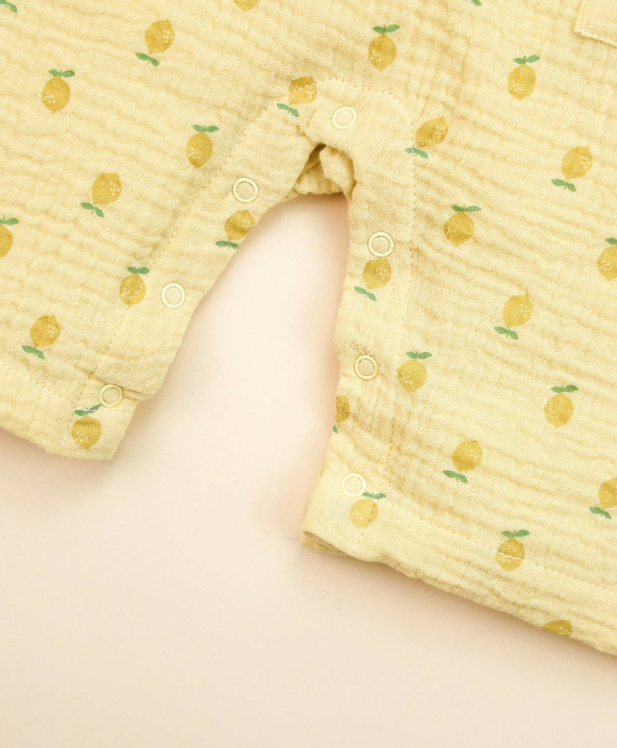 Organic Cotton Muslin Jumpsuit - Lemons