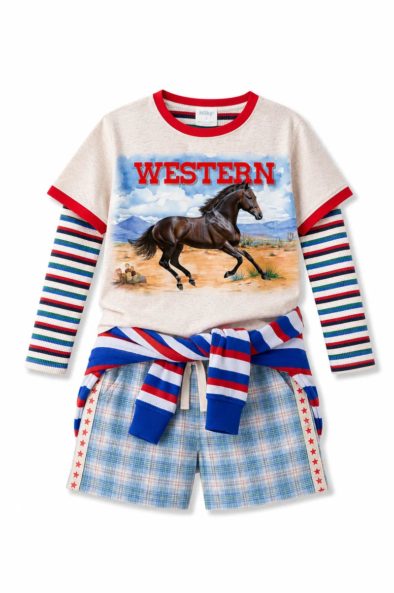 Dusty Check Short