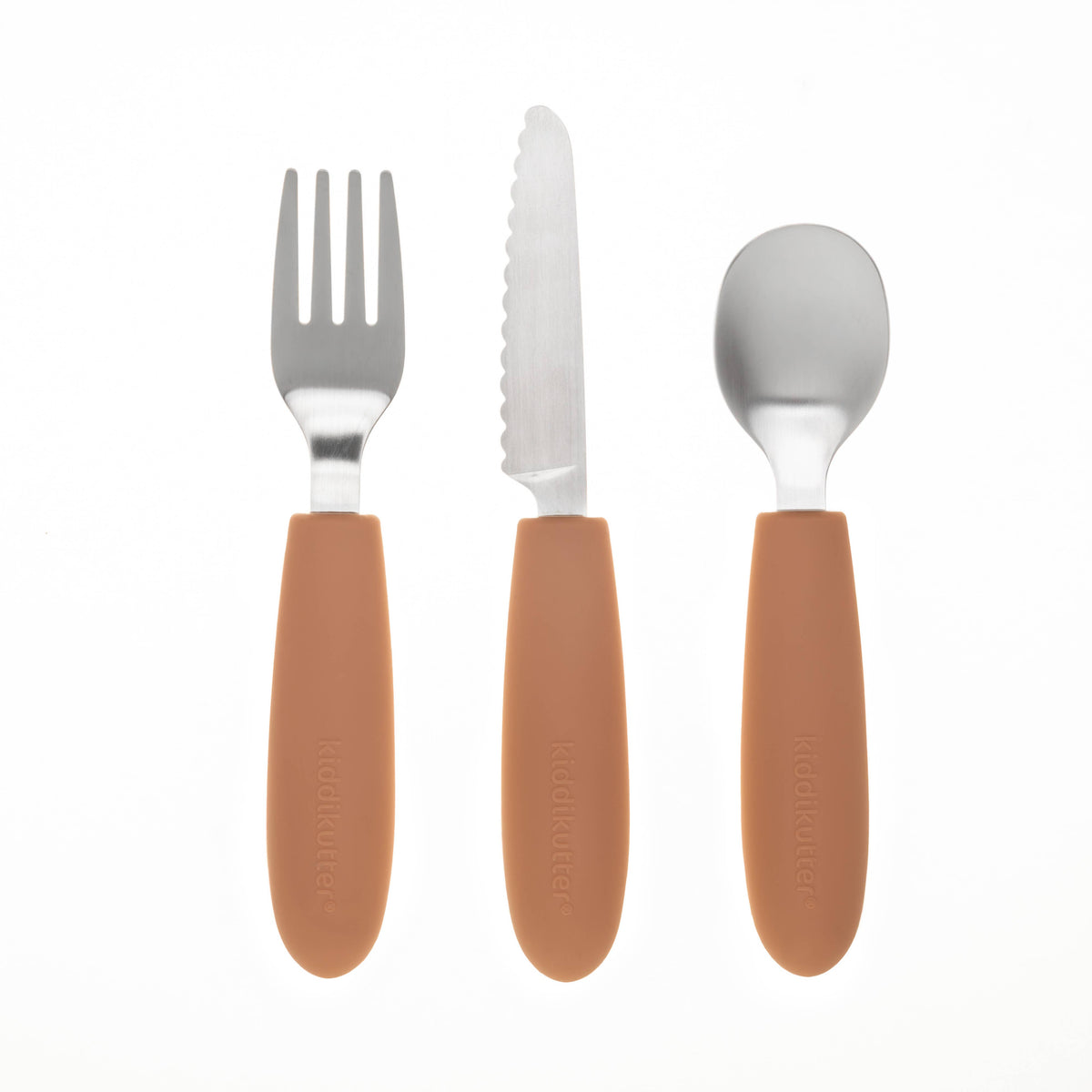 KiddiKutter Cutlery Set Peach Fuzz