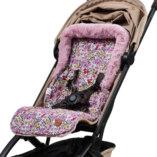 Cozy Fleece Pram Liner - Daisy