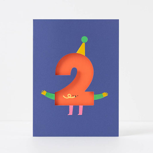 Age 2 - Fun Happy Birthday Card
