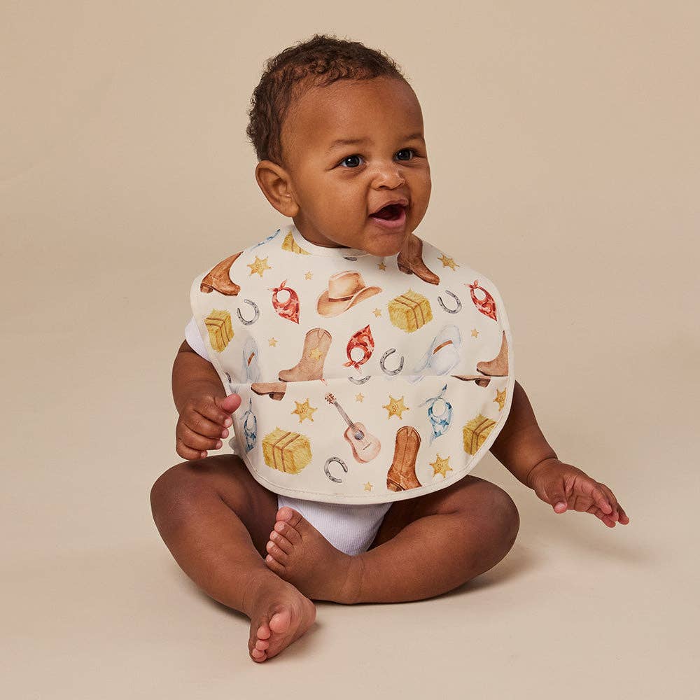 Cowboys Snuggle Bib