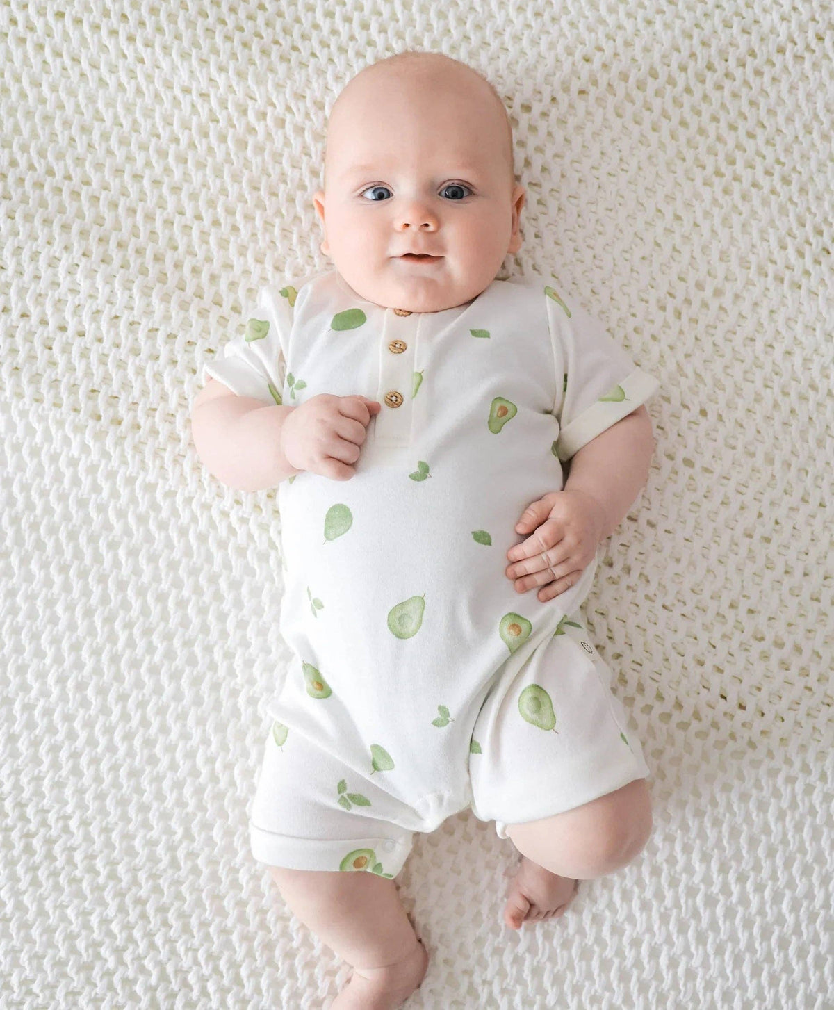 Organic Cotton Romper - Avocados