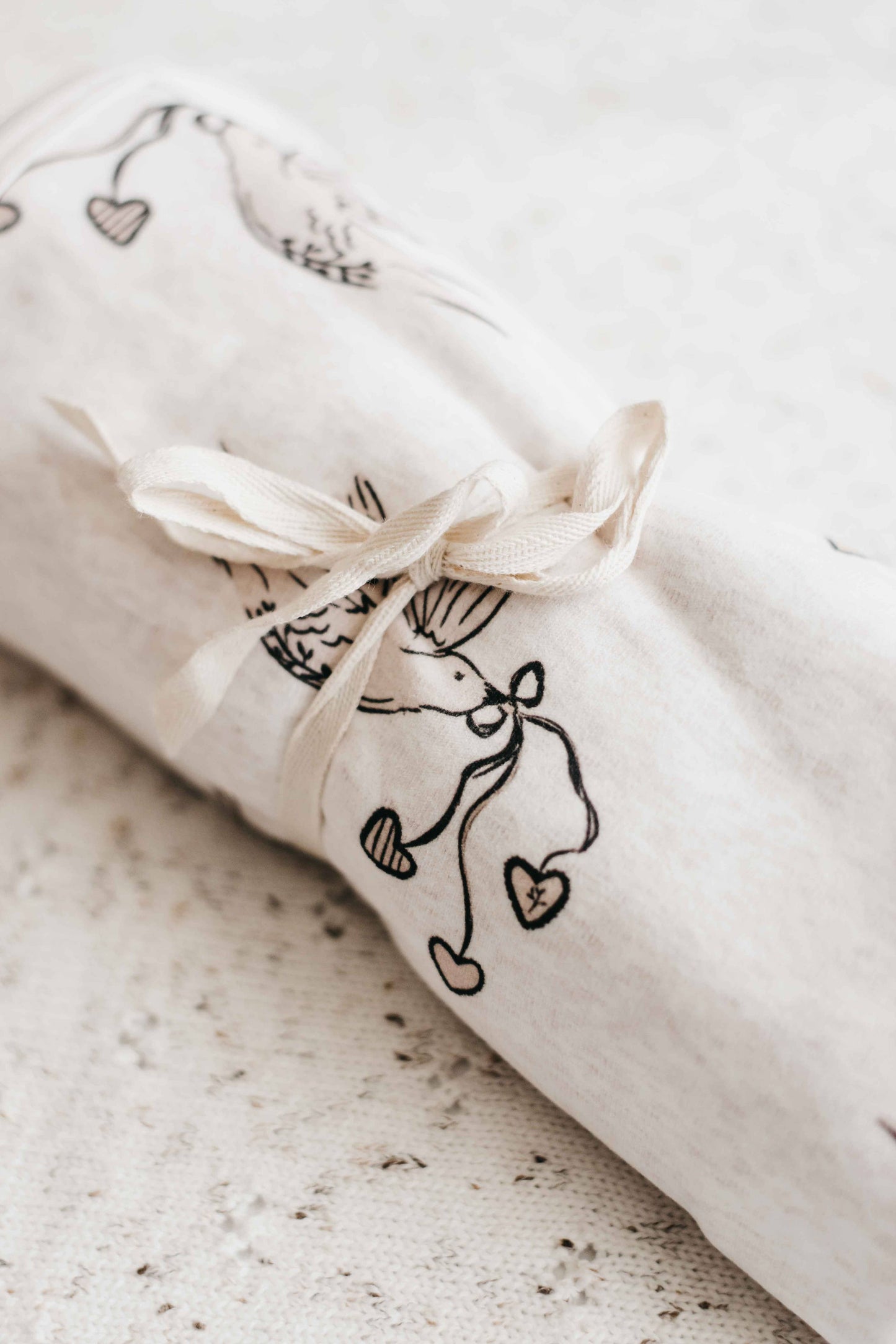 Jersey Swaddle - Swallow