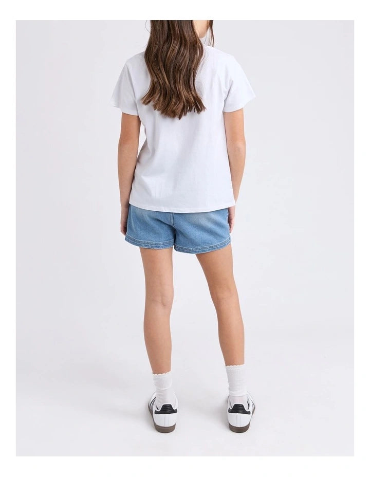 Farmer's Market Tee in White (Size 8-16)