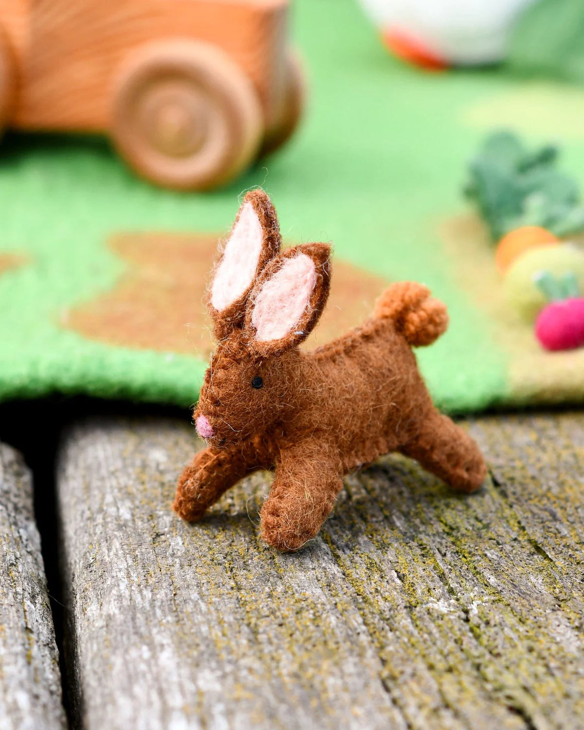 Felt Rabbit Farm Animal Toy