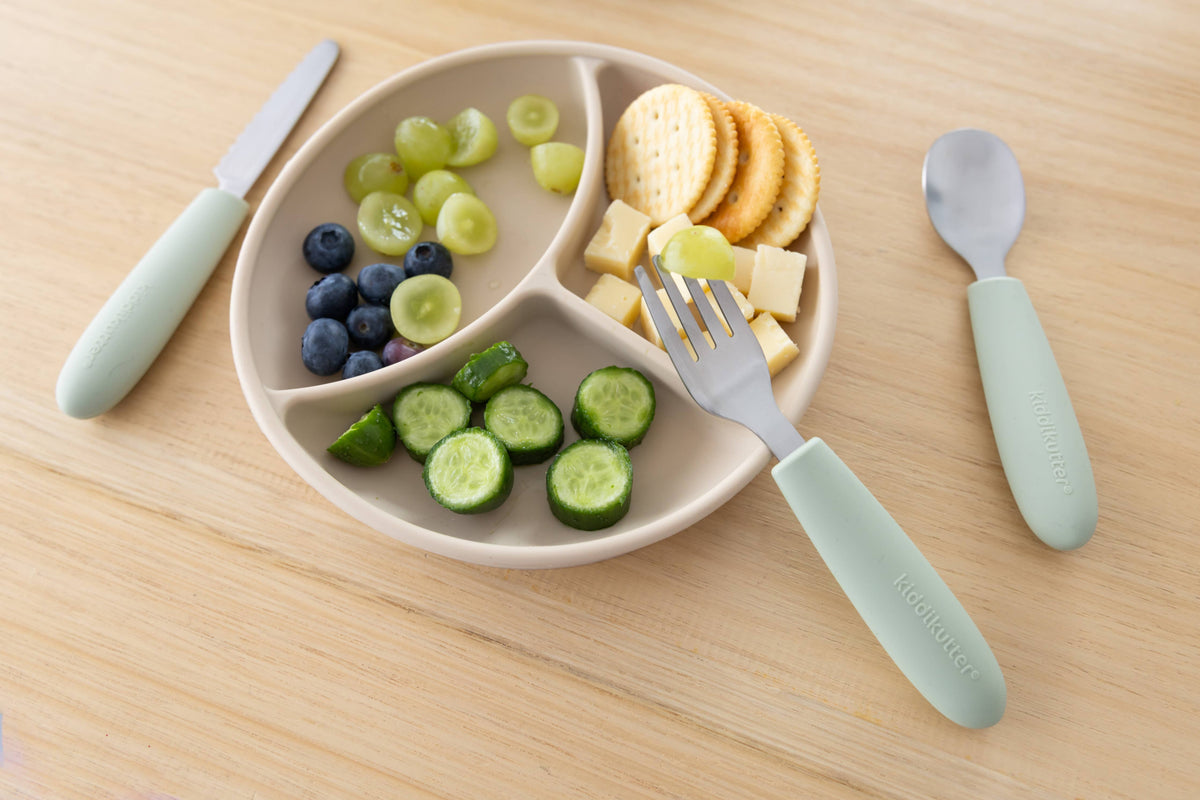 KiddiKutter Cutlery Set Sage