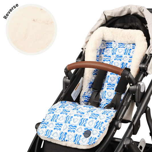 Cozy Fleece Pram Liner - Coastline