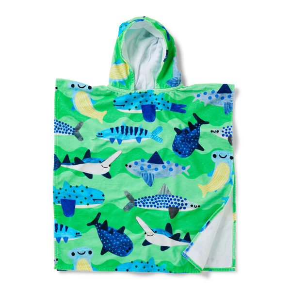 Fintastic Kids Hooded Towel
