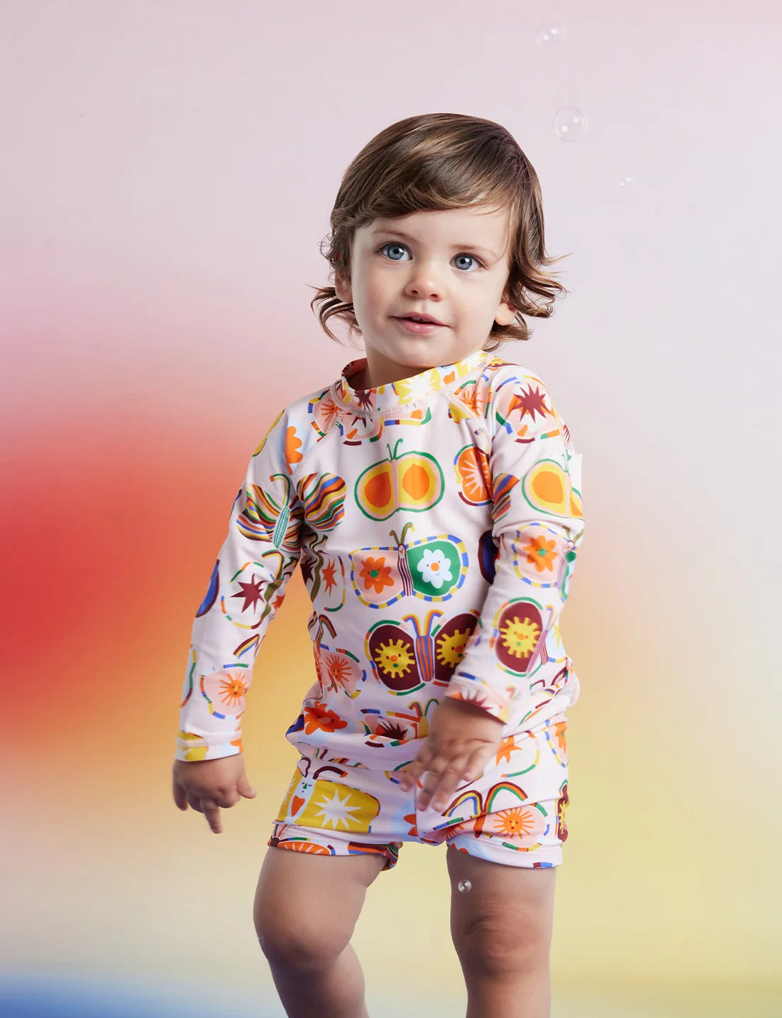 Long Sleeve Rash Vest / Flutterby