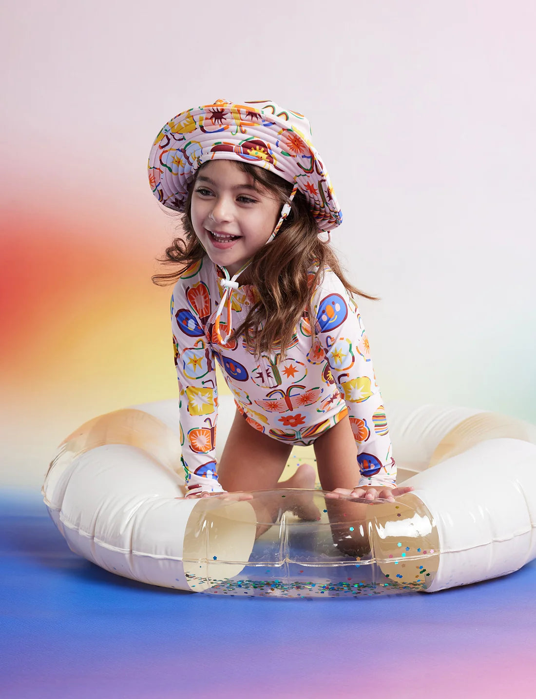 Swim Bucket Hat / Flutterby