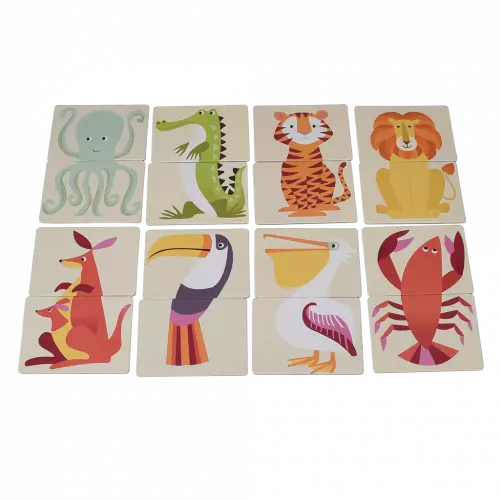 Heads & Tails Game Colourful Creatures