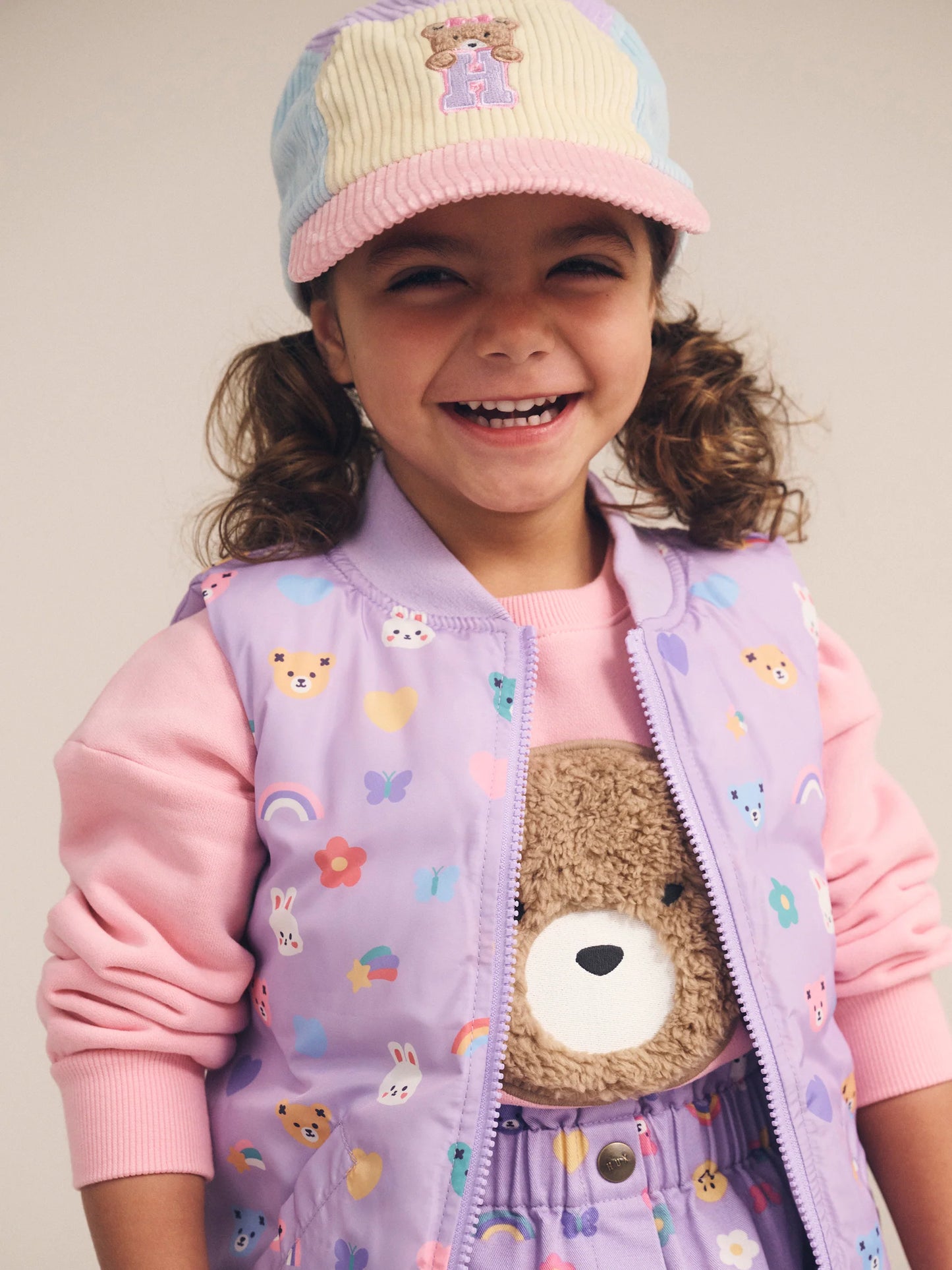 Hux Emoji Reversible Puffer Vest