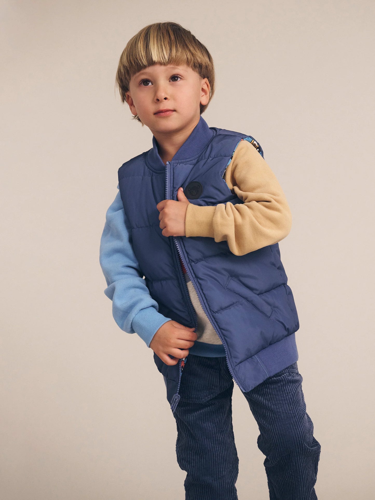 Huxmobile Reversible Puffer Vest