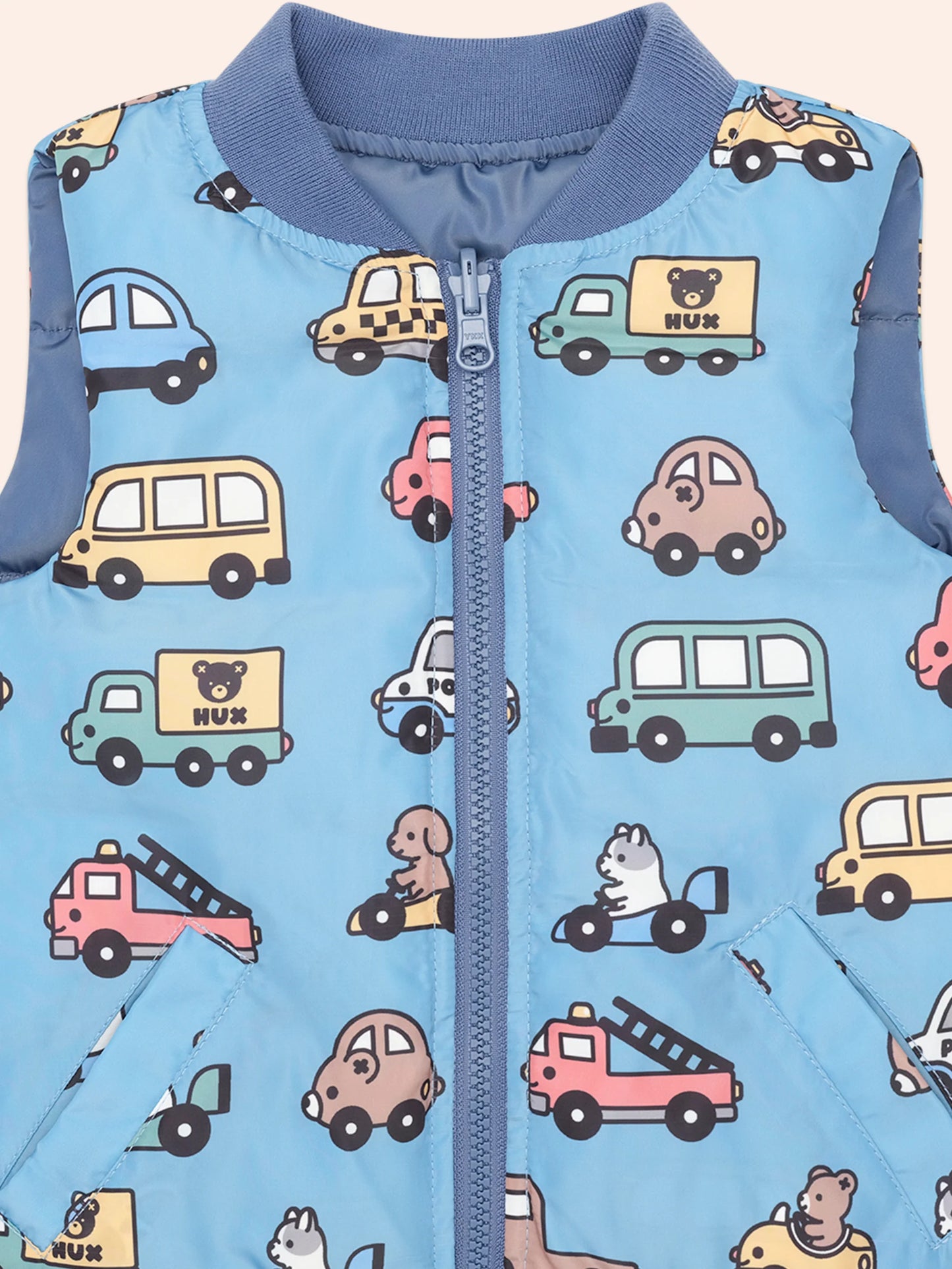 Huxmobile Reversible Puffer Vest