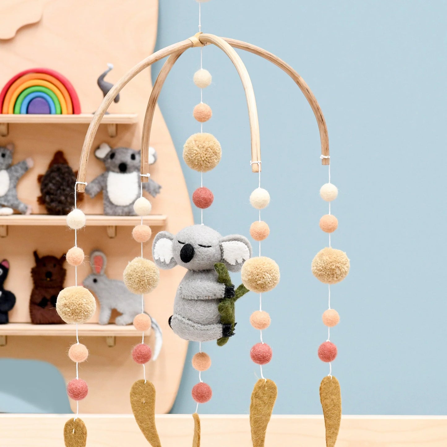 Sleeping Koala Baby Cot Mobile
