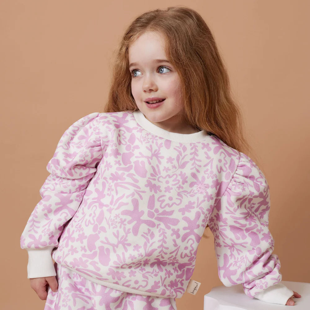 Lavender Fleece Sweater - Lucky Last! (Size 5/6)