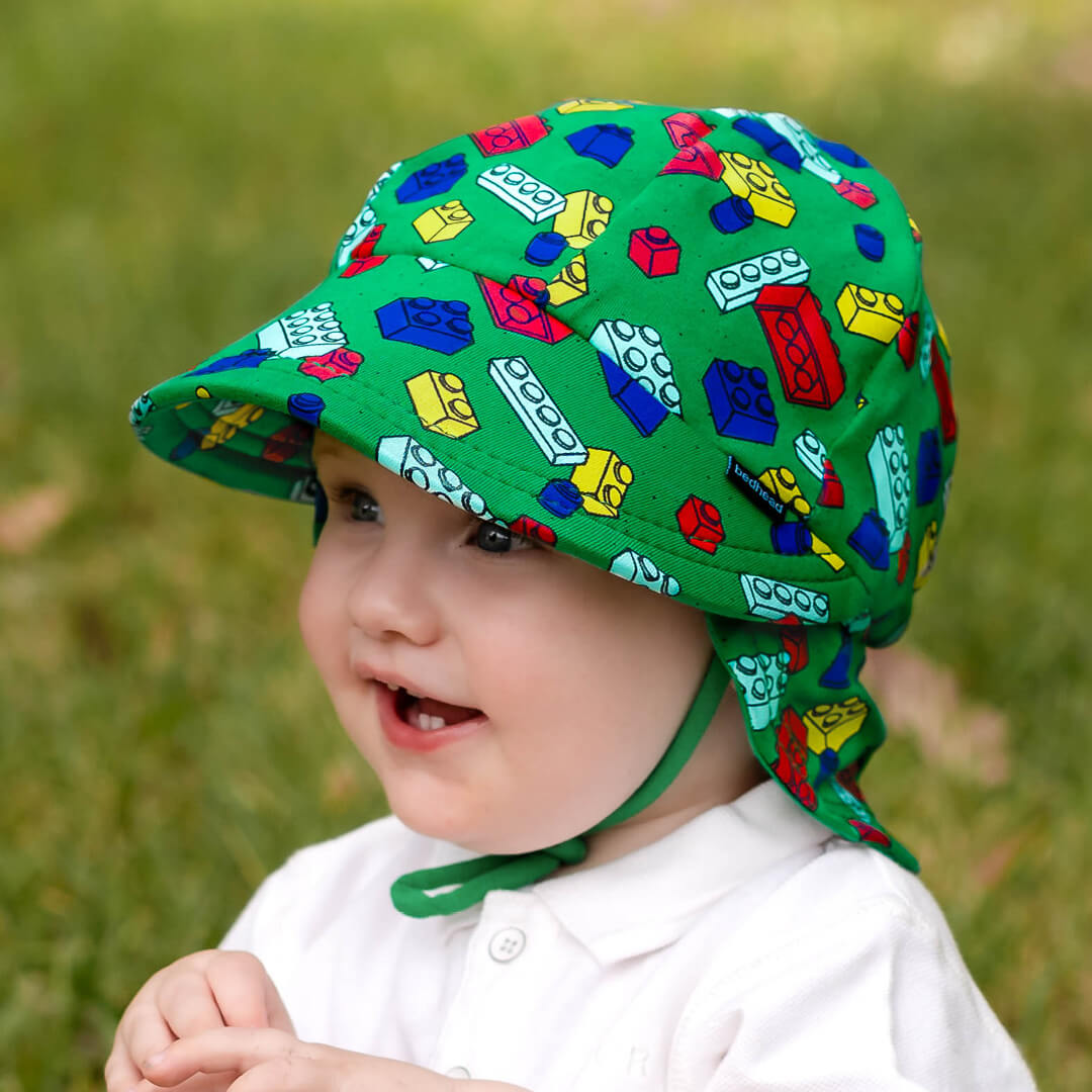 Legionnaire Flap Sun Hat - Blocks