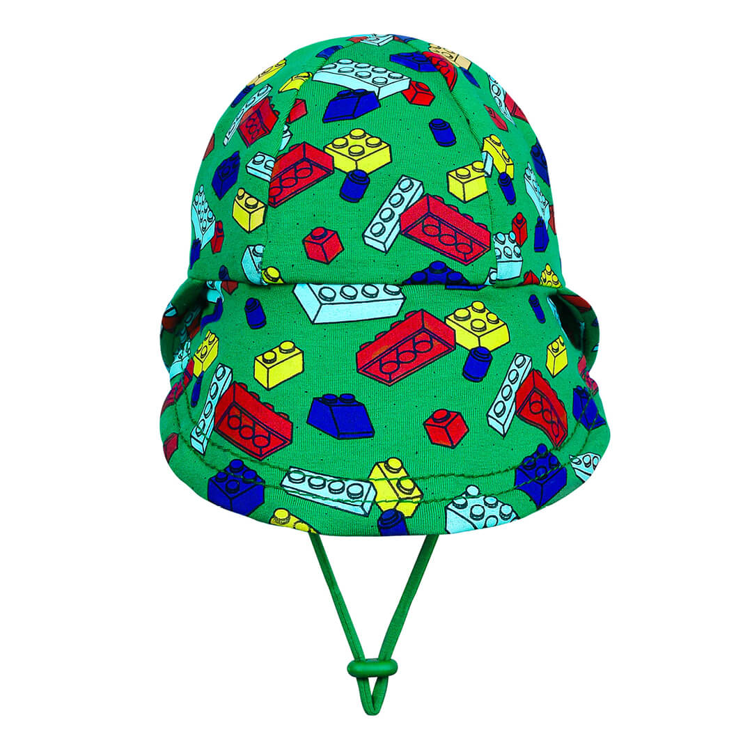 Legionnaire Flap Sun Hat - Blocks